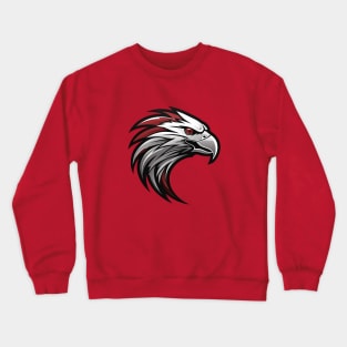 Red and Silver Falcon Crewneck Sweatshirt